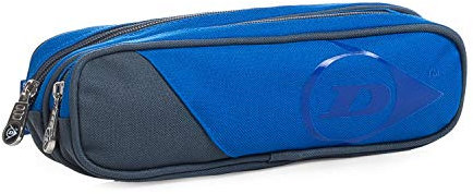 DUNLOP - Federtasche mit 2 Fächer. Robust, Geräumig und Praktisch. Federmäppchen. Etui. Schminkbeutel. Wachbeutel. Dunlop., Türkis