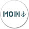 Huuraa Aufkleber Moin Anker Geschenk 10cm Sticker Moin Anker Geschenkidee