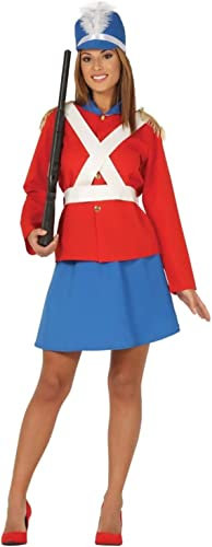 Papootz Womens Toy Soldier Christmas Fancy Dress Costume Nutcracker Outfit (Womens: 10-12)
