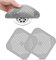 Flintronic 2PCS Coladores de Drenaje de Silicona, Cubierta de Desagüe de Ducha, Tapón de Filtro Protector de Colator de Fregadero Plegable con Ventosa Fuerte para Bañera, Baño, Cocina-Gris