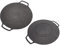 Sartén para parrilla coreana, sartén para parrilla redonda antiadherente para barbacoa coreana, plancha para barbacoa redonda con asa, placa de estufa multifuncional (Universal Model 36cm)