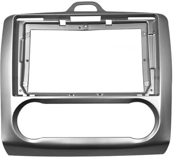 Panel de radio de coche estéreo de doble DIN para CD y DVD, marco de 2 DIN para Ford Focus 2005-2011 (tamaño: 9 pulgadas) (AT AC)