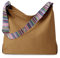 Asnews Cord Umhängetasche, Große Handtasche mit Reißverschluss, Shopper Tasche Tote Bag, Crossbody Bag mit Bunte Riemen für Damen & Mädchen
