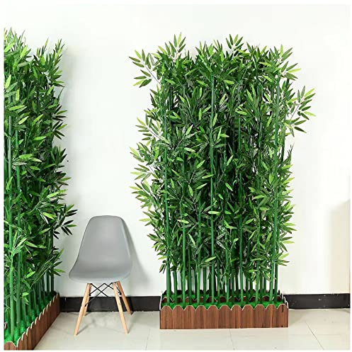 CVERTHAF 5,9 4,9 3,2 Fuß hoher künstlicher Bambusbaum, Raumteiler für Wartebereiche, Wohnzimmer-Paravent, Straßengarten-Terrassendeck-Landschaftsgestaltung, Kunstpflanzen (Farbe: 1 m hoch, Größe: 100