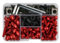 QIBBEI Set di Attrezzi Kit Bulloni Carena Completa Completa Clip Viti Rondella di Fissaggio per TDM 850 900/A TMAX 500/530 SX/DX SRV250 SRX 400 600 TDR250(Rosso)
