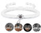 PiercingJak Projektion Armband Foto Partner Armbänder mit Bild im Stein Personalisiertes Armband Fotoarmband Fernbeziehung Personalisierte Geschenk für Freundin Paare Männer Frauen