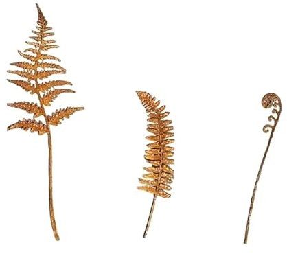 YiQinzcxg Rusty Stake Helechos Hojas Estatua Árbol Con Hojas Oxidadas Realistas Para Mejorar Y Jardín Parterre