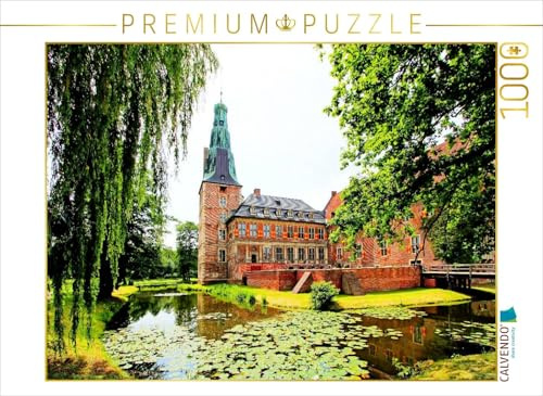 CALVENDO Puzzle Schloss Raesfeld, die Hofseite der Oberburg im Münsterland | 1000 Teile Lege-Größe 64 x 48 cm Foto-Puzzle für glückliche Stunden