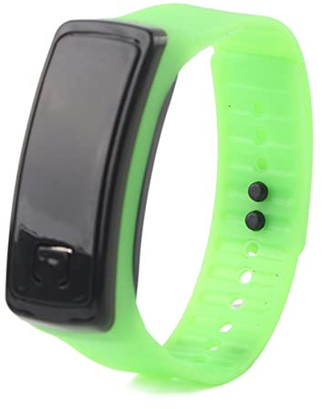 Filfeel Armbanduhr aus Silikon für digitale Sportuhr, elektronische Anzeige, 12 Stunden, LED-Uhr