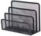 NUOBESTY 1Pc Organizer Büro Zeitungsständer Metal Magazin Organizer Platzsparender Tisch Schreibtischorganizer mit 4 Abschnitte für Wand Schreibtisch (Schwarz)