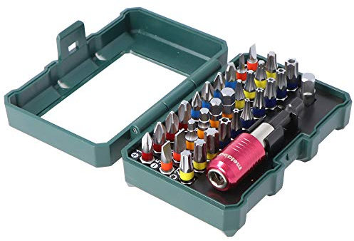 AccuCell Original kompatibel mit Metabo Bit-Box, Bit-Set SP, 32-teilig 6.26700 inklusive magnetischer Schnellwechseladapter und Bithalter 65mm