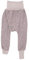 iobio Crawlers W-Free Splitpants - Windelfrei Schlitzhose aus Bio Baumwolle (Beige Leaves, 50/56)