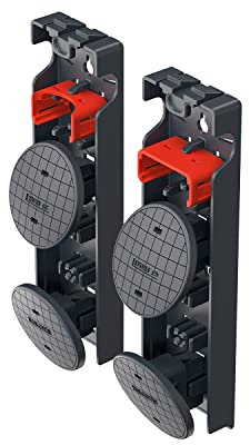 Hailo EasyClix Wechselfüße Garden Größe L, Wechselfuß-Set für Hailo Stehleitern, Leiter-Zubehör, schnell zu wechseln, stabiler Stand auf weichen Untergründen wie Rasen & Sand, aktuelle Ausführung