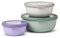 Mepal Multischüssel-Set Cirqula 3-teilig – Assorted – flach und rund –Inhalt: 350, 750 1250 ml – bruchfestes Material-auslaufsicher – tiefkühl und spülmaschinengeeignet
