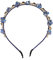 AORHOFJ Strass Bandeaux Serre-tête en Cristal Bleu Marine Cerceau de Cheveux Fins Vintage de Pierres Précieuses Accessoires de Coiffure pour Femmes et Filles，Accessoires Cheveux Mariage，Bal de Promo