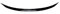 KMAGE Heckspoiler Kofferraumdeckel Für Mercedes-Benz W205 4-Türer C205 2015-2020 C180 C200 C250 C300 C350 C63 AMG Limousine Heckspoilerlippe, Schwarz, Selbstklebend
