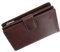 Tony Perotti Geldbörse Geldbeutel, vollnarbiges Leder, mit Laschenverschluss und RFID-Schutz 1009_1 Braun