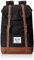Herschel Retreat, Zaino Uomo, Black/Saddle Brown, Taglia unica