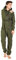 Moniz Herren Jumpsuit, Onesie, Overall (XXL, Dunkelgrün)