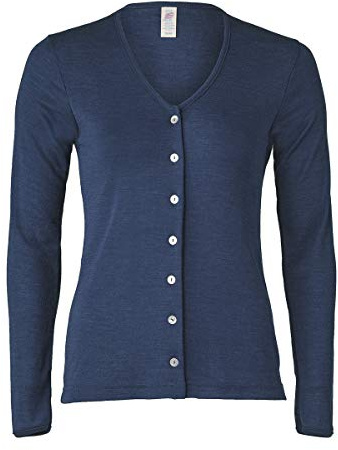 Engel Natur, Leichter Cardigan aus 70% Biowolle, 30% Seide