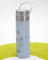 Eigenart LEEZA Eucalyptus doppelwandige Thermo- Trinkflasche aus Edelstahl mit Sportverschluss und Sieb, BPA frei, 500ml, 11000