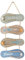 YiYa Náutica Playa Flip Flop Decoración Flip Flop Adorno de Pared Colgante Zapatillas de Madera Decoración Decoración Decoración de Pared Puerta Adorno Colgante Tema Playa Decoración del Hogar, Gris,