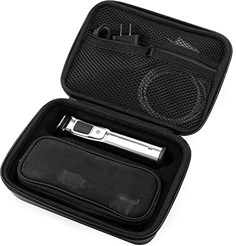 ProCase Tragetasche für Philips Multigroom Series 7000, All-in-One-Trimmer MG7950/15 MG7930/15, Braun All-In-One Bartpflege Bodygroomer Set MGK5410 Barttrimmer Körperhaartrimmer Tasche –Schwarz
