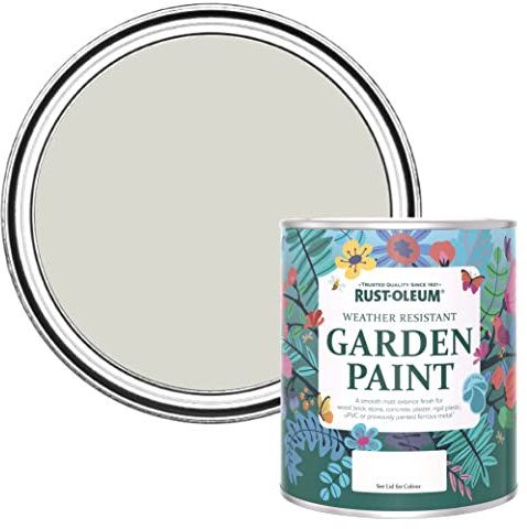 Rust-Oleum Brown Mould-Resistant Garden Paint In Matt Finish - Mocha 750ml
