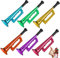 ibasenice 6 Stück Kindertrompete Kinder Trompete Horn Slide Whistle Instrument Trompeten Waldhorn Spielzeug Spielzeug Kinder Trompete Spielzeug Kleinkind Trompete Spielzeug Kindermusik