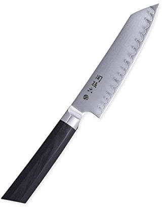 KAI Seki Magoroku Kaname Kiritsuke 15 cm - Acier VGXeos Forgé en Acier 3 Couches 60-62 HRC - bois de pakka Noir - Fabriqué à la Main au Japon - Couteau de Cuisine Japonais Couteau de Chef