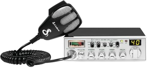 Cobra 29 NW Classic Professional CB Radio – Radio di emergenza facile da usare, utensili da viaggio, canale istantaneo 9/19, Full 40 canali, calibrazione SWR e indicatore di illuminazione notturna,