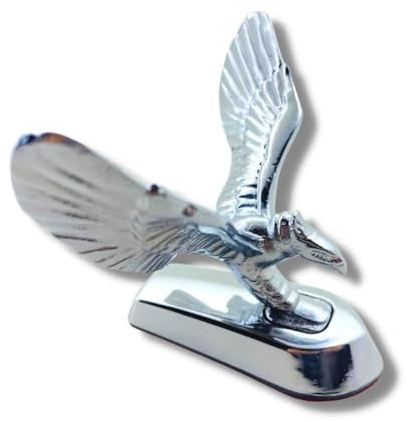 3D-Emblem Adler Auto Auto Frontabdeckung Chrom Haube Ornament Aufkleber Abzeichen Motorhaube Motorrad Dekoration Styling Zubehör