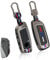 Jaronx Kompatibel mit BMW-Schlüsselanhängerhüllen, Schwarz, D Model-Grey, Modern