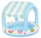 Piscinette avec auvent gonflable Sweet Shoppe™ 104 x 84 cm