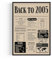 PULSE of HOME Geschenk zum 20 Geburtstag – Geburtstagsgeschenk für Männer – Back in 2005 Poster im Design Zeitung aus 2005 – Super Geschenke für Männer und Geschenke für Frauen zum 20. Geburtstag
