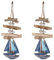 2er Set Girlande Segelschiff Maritim Dekohänger Fenster Maritime Deko Treibholz Natur recyceltes Holz Schiff zum Aufhängen - Hängedeko (2er Set Segelboot)
