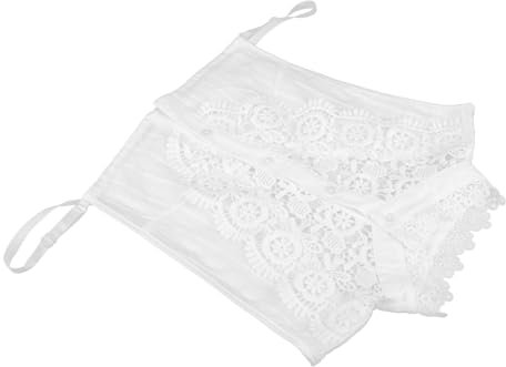 Holibanna Faux Col pour Chemisier Inserts De Col pour Vêtements Col Amovible Attache De Chemise Coton Respirant Ajoute du Style À Votre Tenue