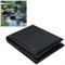 Revestimiento Flexible De Estanque, Lona para Estanques De HDPE Lámina Forro Negro para Estanque, Membrana Reforzada Liner para Piscinas De Peces Y Koi, Espesor 0.12mm(Tamaño:3x5m)