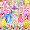 Juego de decoración de fiesta de princesa, 52 unidades, globos y globos de papel de aluminio, decoración para cupcakes