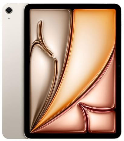 Apple iPad Air (M2, 11-Zoll, 2024), 1TB, Wi-Fi + Cellular, Polarstern (Generalüberholt)