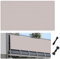 Sichtschutz Windschutz 90 x 760 cm Ohne Bohren Wind-Und Uv-Schutz Garten Zaun Sichtschutz Markise mit Ösen für Balkon im Freien, Weiß