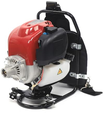 3 in 1 4-Takt Multitool Rucksack Motorsense Rasentrimmer Benzin Freischneider zum Jäten, Ernten, Räumen und Graben von Ackerland, 1.0kw(1.4HP) 2800rpm