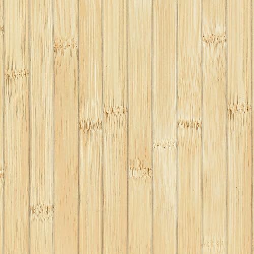 FunStick Papier peint amovible en bois jaune clair pour salle de bain, cuisine, armoires, table, 30,5 x 508 cm