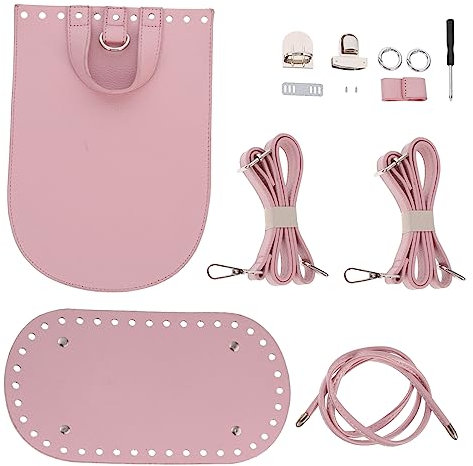 DOITOOL DIY Rattan Weaving Rucksack Kit Handgefertigtes Material Für Kreative Taschenherstellung Zubehör Und Anleitung Für Bastel-enthusiasten Farbe Hellrosa