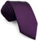 S&W SHLAX&WING Seide Ties Herren Suit Krawatte Morado Color Sólidos Classic 147cm