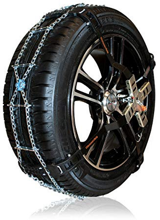 Weissenfels Automatika N890 Schneeketten, zugelassen, 1 Paar – empfohlen für mittlere und große Autos, SUV und Crossover, NM91N890STD