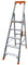 ALU TECH 800007E Marchepied professionnel 7 marches, escabeau robuste avec porte outile et poignée de transport, Aluminium