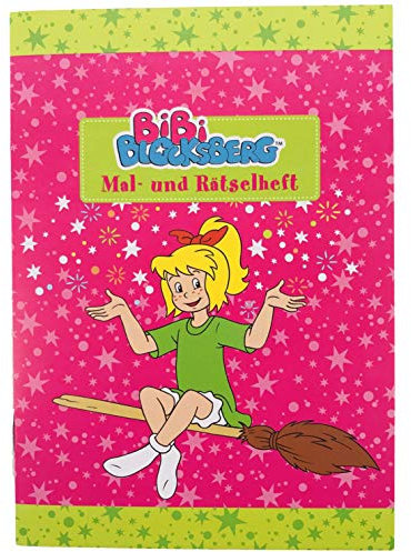 Mal- und Rätselheft * BIBI BLOCKSBERG * mit 12 Seiten in DIN A6 | perfekt als Mitgebsel oder Geschenk | Malbuch Malen Malblock Kinder Pferde Pony Mädchen