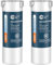 Crystala Filters Compatible with GE XWF Water Filter, Replacement for GE SmartWater Refrigerator Water Filter, (3 PACK)