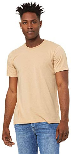 Bella Canvas Unisex Heather CVC T-Shirt (3001CVC) -Heather EM -XS